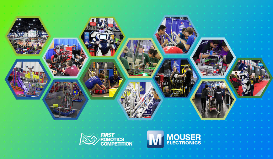 Mouser Electronics sostiene la FIRST® Robotics Competition per formare i futuri ingegneri